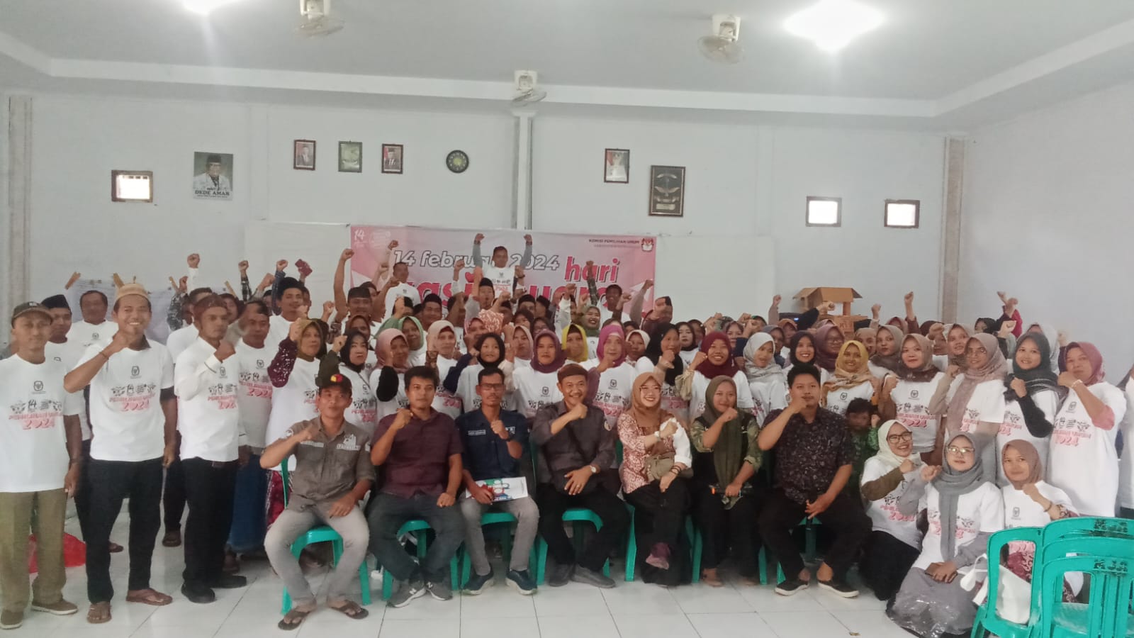 Sosialisasi hari kasih suara yang diselenggarakan oleh KPU kab Indramayu, foto : viky