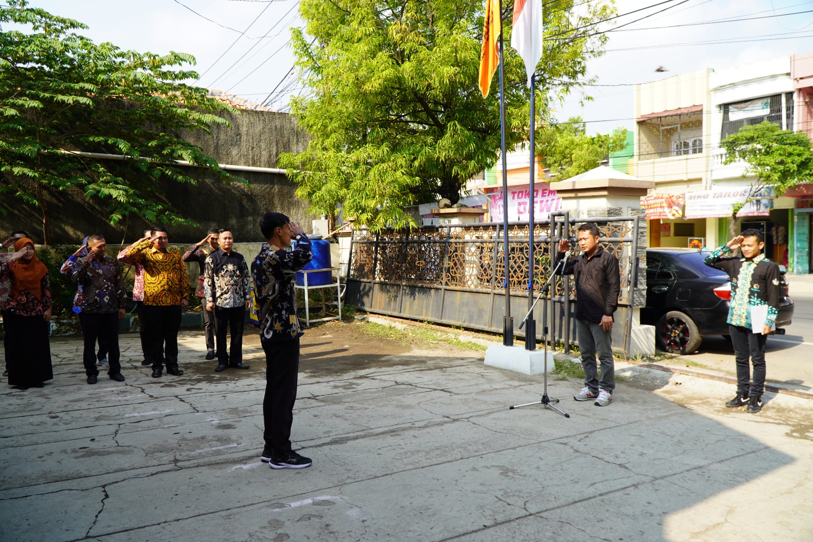 Apel Pagi Pencanangan Rangkaian Peringatan HUT ke-16 Bawaslu