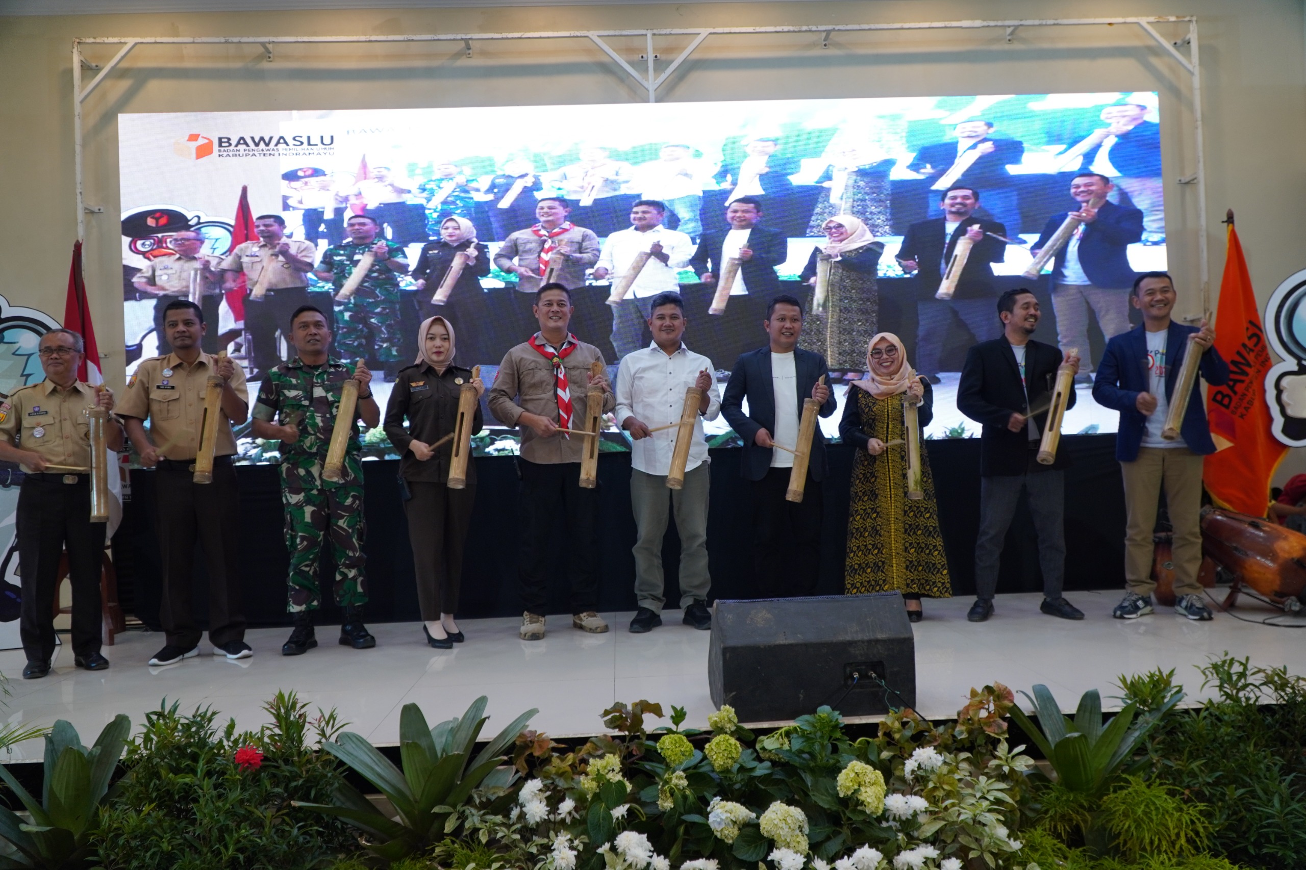 launching pengawasan partisipatif pemilihan serentak 2024 dan launching Kampung Pengawasan Partisipatif, foto: viky