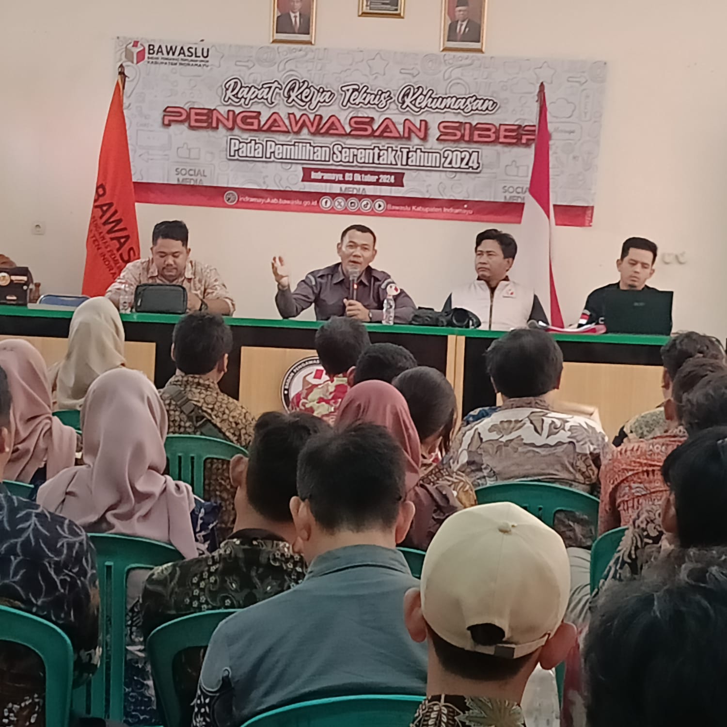 Bawaslu indramayu Gelar Rapat Kerja Teknis kehumasan pengawasan siber