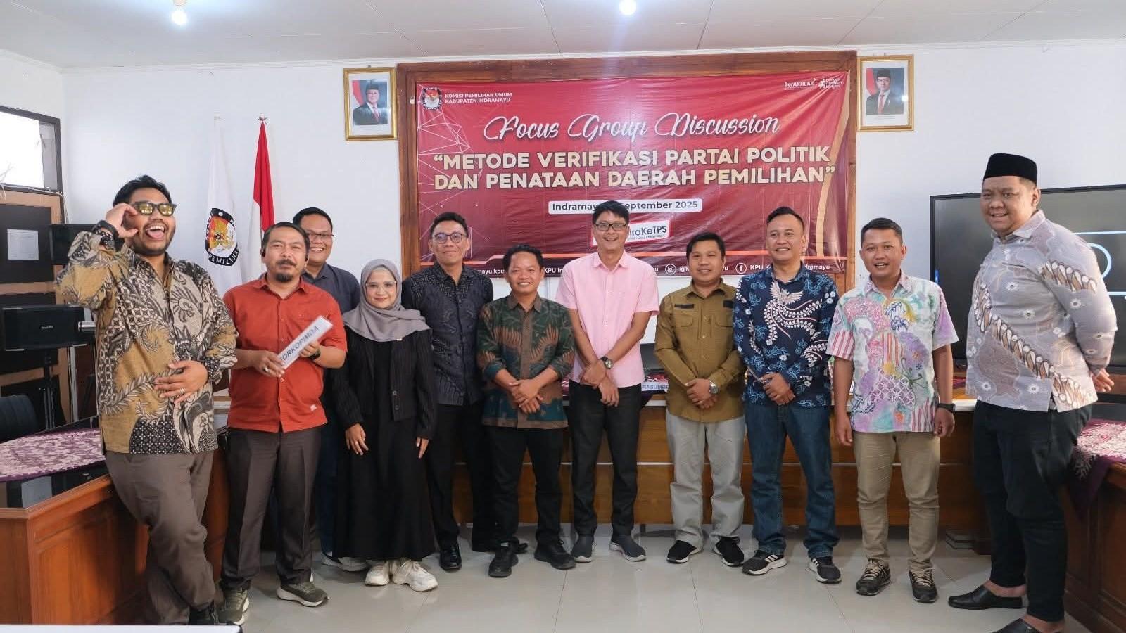 FGD KPU Indramayu, Bawaslu Indramayu Soroti Tahapan Krusial Pendaftaran Partai Politik Menuju Pemilu 2029