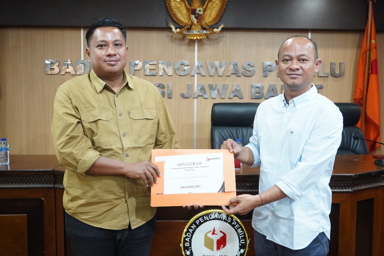 Bawaslu Indramayu Kembali Raih Predikat Informatif
