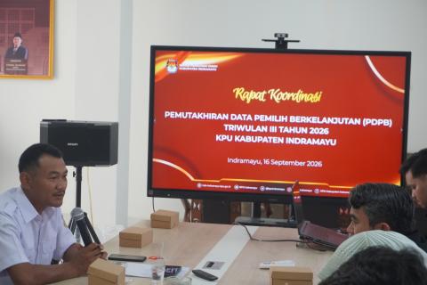Koordinator Divisi Pencegahan dan Humas Bawaslu Kab. Indramayu, Supriadi 