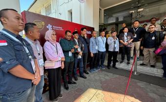 Pimpinan Bawaslu Kabupaten Indramayu Awasi Melekat Pemeriksaan Kesehatan Bapaslon Bupati dan Wakil Bupati Indramayu Pilkada Serentak 2024 di RSHS Bandung, Sabtu (31 Agustus 2024)