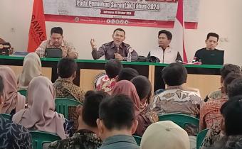 Bawaslu indramayu Gelar Rapat Kerja Teknis kehumasan pengawasan siber