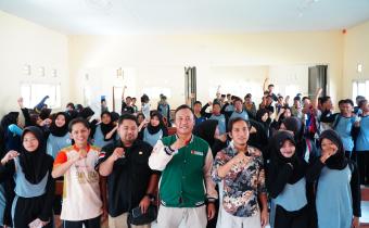 Bawaslu Indramayu “Saba Sekolah” di SMK Bangun Bangsa Mandiri 