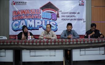 Bawaslu Indramayu Edukasi Mahasiswa Hukum Unwir Lewat Program “Bawaslu Goes to Campus”