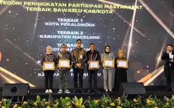 Bawaslu Indramayu diganjar Bawaslu RI, Terbaik 5 Peningkatan Partisipasi Masyarakat