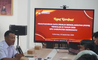 Koordinator Divisi Pencegahan dan Humas Bawaslu Kab. Indramayu, Supriadi 